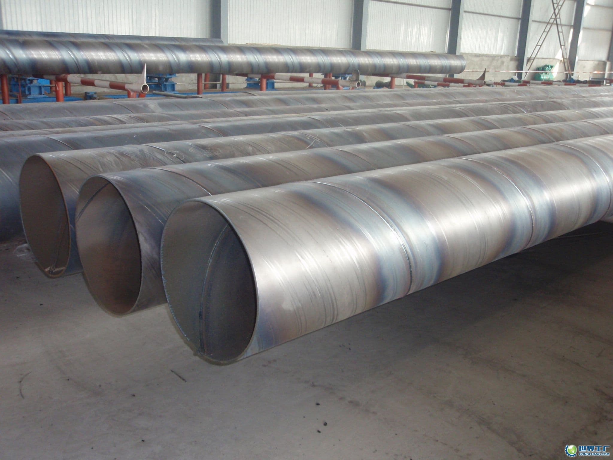 Q235 Q345 SAW Sprial Welded Steel Pipe